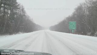 Winter Storm Causes Travel Headache Across Massachusetts - 2/25/2022