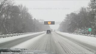 Winter Storm Causes Travel Headache Across Massachusetts - 2/25/2022