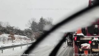 Winter Storm Causes Travel Headache Across Massachusetts - 2/25/2022