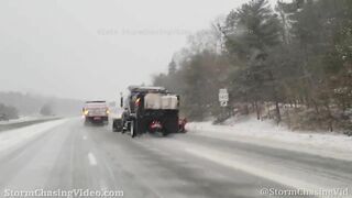 Winter Storm Causes Travel Headache Across Massachusetts - 2/25/2022