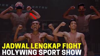 Simak! Jadwal Lengkap Duel Holywing Sport Show! Ada 2  Celebrity Fight Dan Internasional Fight!