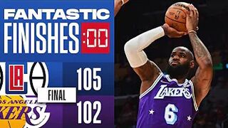 Final 1:46 WILD ENDING Lakers vs Clippers ????????