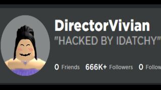 I Got Into DirectorVivian's Roblox Account...