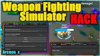 ROBLOX Weapon Fighting Simulator Script PASTEBIN Hack | OP AUTO FARM & MORE!