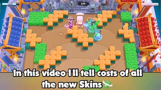 Season 11 Brawl Stars All New Skins Costs Price !!!