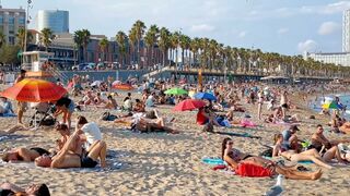 Barcelona beach walk ????️beach Barceloneta