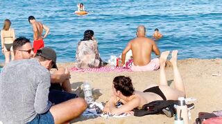 Barcelona beach walk ????️beach Barceloneta