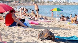 Barcelona beach walk ????️beach Barceloneta