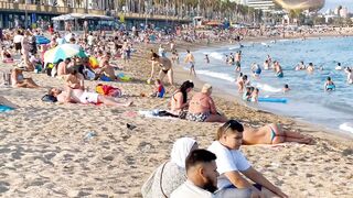 Barcelona beach walk ????️beach Barceloneta