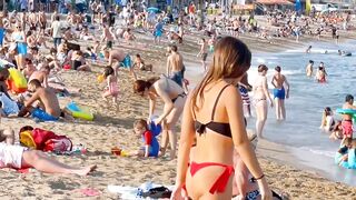 Barcelona beach walk ????️beach Barceloneta