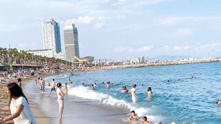 Barcelona beach walk ????️beach Barceloneta