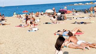 Barcelona beach walk ????️beach Barceloneta