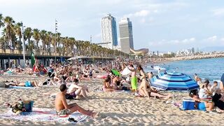 Barcelona beach walk ????️beach Barceloneta