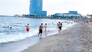 Barcelona beach walk ????️beach Barceloneta