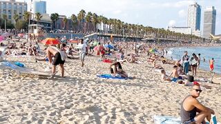 Barcelona beach walk ????️beach Barceloneta