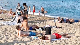 Barcelona beach walk ????️beach Barceloneta