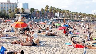 Barcelona beach walk ????️beach Barceloneta