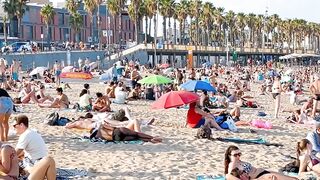 Barcelona beach walk ????️beach Barceloneta