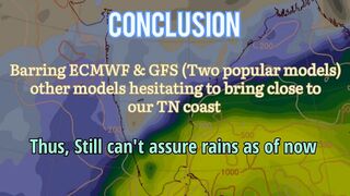 Chennai and North coastals going to witness rare march rains? | Models animation | EVK Weather