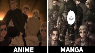 Manga VS Anime - Attack On Titan Season 4 Part 2 Episode 8