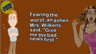 Funny Joke Of The Day: A woman answers the door and finds two grim-faced state troopers there