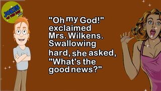 Funny Joke Of The Day: A woman answers the door and finds two grim-faced state troopers there