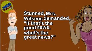 Funny Joke Of The Day: A woman answers the door and finds two grim-faced state troopers there