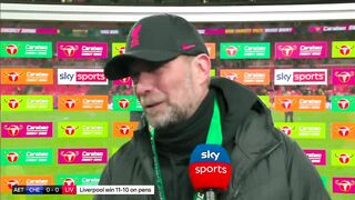 "The game could've been 5-5!" | Jürgen Klopp on his decisions during the Carabao Cup final ????