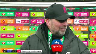 "The game could've been 5-5!" | Jürgen Klopp on his decisions during the Carabao Cup final ????