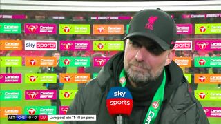 "The game could've been 5-5!" | Jürgen Klopp on his decisions during the Carabao Cup final ????