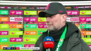 "The game could've been 5-5!" | Jürgen Klopp on his decisions during the Carabao Cup final ????