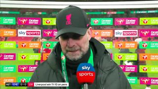 "The game could've been 5-5!" | Jürgen Klopp on his decisions during the Carabao Cup final ????