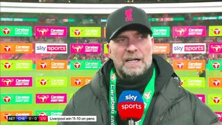 "The game could've been 5-5!" | Jürgen Klopp on his decisions during the Carabao Cup final ????