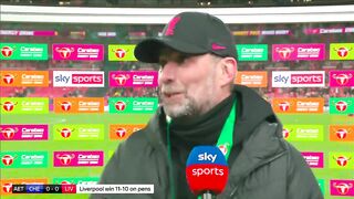 "The game could've been 5-5!" | Jürgen Klopp on his decisions during the Carabao Cup final ????