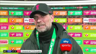 "The game could've been 5-5!" | Jürgen Klopp on his decisions during the Carabao Cup final ????