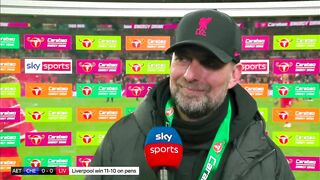 "The game could've been 5-5!" | Jürgen Klopp on his decisions during the Carabao Cup final ????