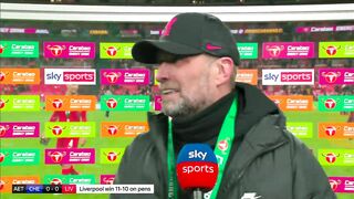 "The game could've been 5-5!" | Jürgen Klopp on his decisions during the Carabao Cup final ????