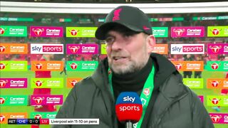 "The game could've been 5-5!" | Jürgen Klopp on his decisions during the Carabao Cup final ????