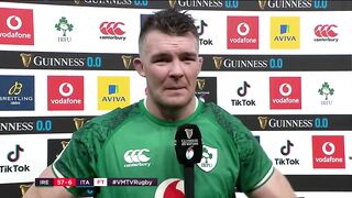 "Red cards like that do games no favours." Peter O'Mahony after Ireland's win over Italy.