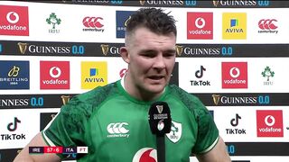 "Red cards like that do games no favours." Peter O'Mahony after Ireland's win over Italy.