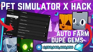 ROBLOX I Pet Simulator X Script I Hack Dupe I Coins Auto Farm I FEB 2022 I