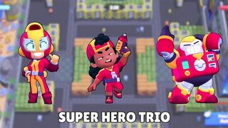 EVERY TRIO IN BRAWL STARS | EVE + BIODOME