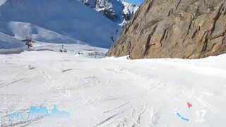 Skiing Ischgl's fastest Piste Black 14A