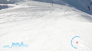 Skiing Ischgl's fastest Piste Black 14A