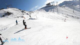 Skiing Ischgl's fastest Piste Black 14A