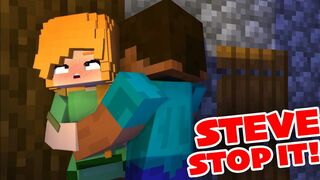 Steve you gotta help me i'm stuck - Compilation! Minecraft Animation