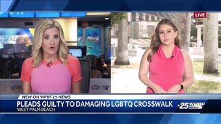 Man pleads guilty to LGBTQ crosswalk damage in Delray Beach