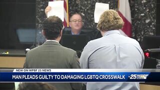 Man pleads guilty to LGBTQ crosswalk damage in Delray Beach