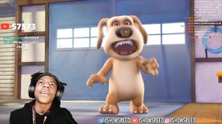 IShowSpeed Reacts To Talking Tom & Friends Then His Stream Gets Taken Down ????