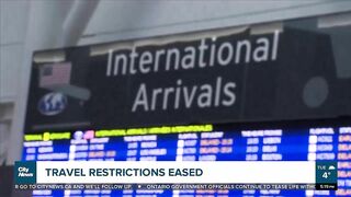 International travel restrictions eased for fully vaccinated